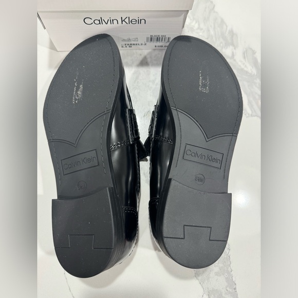 NWT Calvin Klein black loafers size 8.5 - Picture 4 of 4